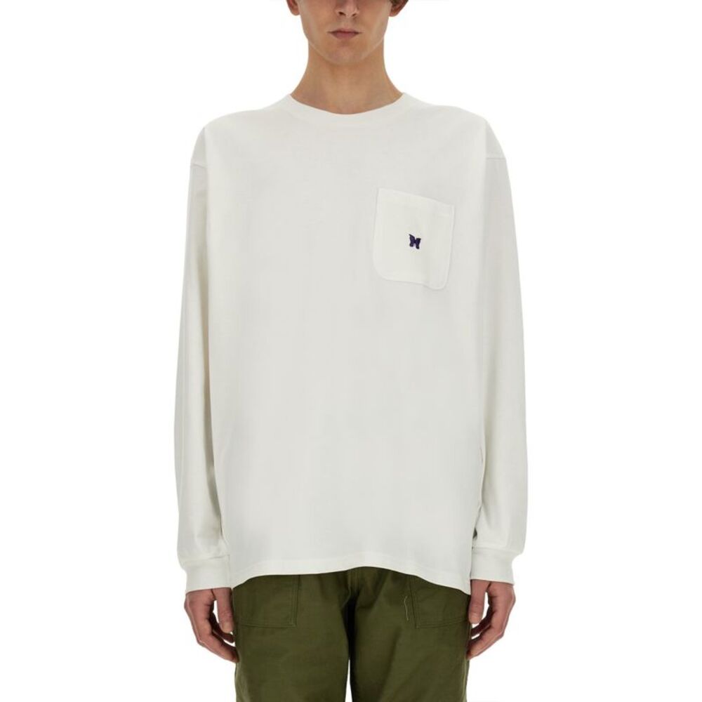 Needles Men T-Shirt With Logo